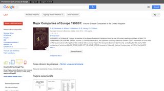 
                            12. Major Companies of Europe 1990/91: Volume 2 Major Companies of the ...
