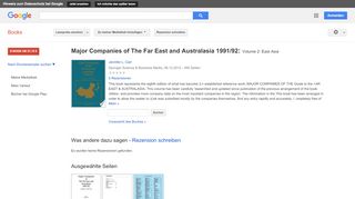 
                            10. Major Companies of The Far East and Australasia 1991/92: Volume 2: ...