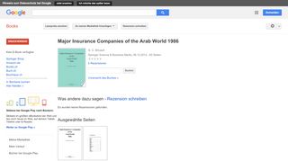 
                            7. Major Insurance Companies of the Arab World 1986