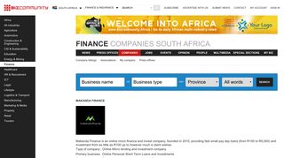 
                            4. Makanda Finance - Bizcommunity.com