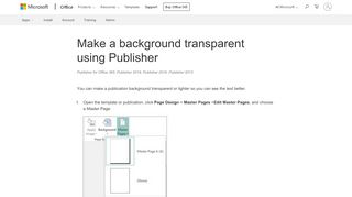 
                            10. Make a background transparent using Publisher - Publisher