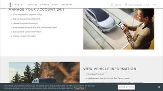 
                            6. Make a Bill Payment Online | Lincoln Automotive Financial Services