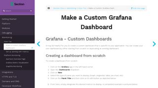
                            11. Make a Custom Grafana Dashboard :: section.io Documentation