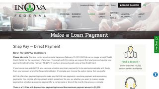 
                            13. Make a Loan Payment | INOVA Federal Credit Union | Elkhart, IN ...