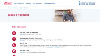 
                            1. Make A Payment | Direct Auto & Life Insurance