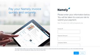 
                            3. Make a Payment | Namely