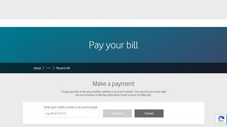 
                            7. Make a payment | Vodafone Australia - Login