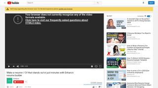 
                            11. Make a resume / CV that stands out in just minutes with Enhancv ...