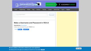 
                            11. Make a Username and Password in VB 6.0 | Free Source Code & Tutorials