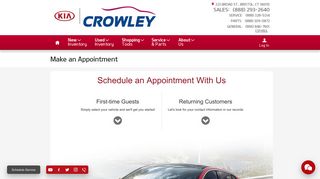
                            9. Make An Appointment | Crowley Kia Dealer | Bristol CT