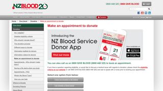 
                            6. Make an appointment to donate | New Zealand Blood Service