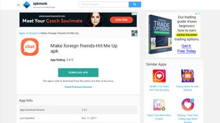 
                            4. Make foreign friends-Hit Me Up Apk Download latest version 1.6.6 ...