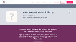 
                            12. Make foreign friends-Hit Me Up App Ranking and Store Data | App ...