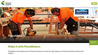 
                            6. Make it with PlaceMakers - Fletcher Building Careers