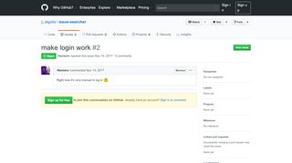 
                            6. make login work · Issue #2 · algolia/issue-searcher · GitHub