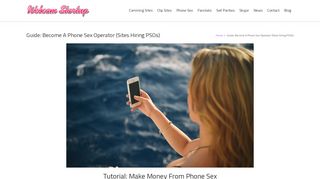 
                            6. Make Money From Phone Sex: Talking, Texting and Mobile Apps!