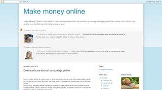 
                            6. Make money online: Cele mai bune site-uri de sondaje platite