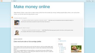 
                            10. Make money online: Cele mai bune site-uri de sondaje platite