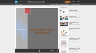 
                            4. Make money online immediately - SlideShare