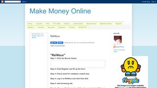 
                            11. Make Money Online: Ref4bux