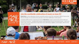 
                            12. Make Music - June 21 - The Worldwide Celebration of Music