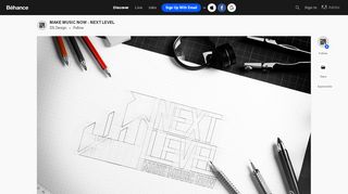 
                            13. MAKE MUSIC NOW - NEXT LEVEL on Behance