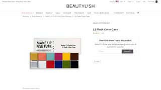 
                            7. MAKE UP FOR EVER 12 Flash Color Case | Beautylish