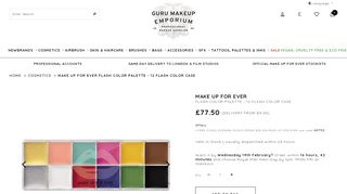 
                            12. Make Up For Ever Flash Color Palette | Guru Makeup Emporium