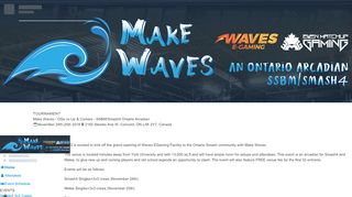 
                            9. Make Waves - OG... | Details - Smash.gg