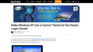 
                            3. Make Windows XP Use a Custom Theme for the Classic Logon Screen