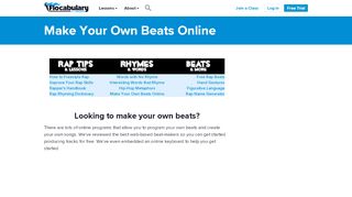 
                            9. Make Your Own Beats Online - Flocabulary