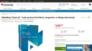 
                            13. MakeMusic Finale 26 - Trade-up from Print Music, Songwriter, or ...