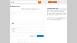
                            11. MakePakMoney - Write a Review or Rate MakePakMoney ...