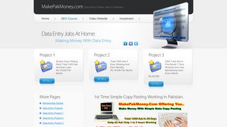 
                            3. MakePakMoney.com Data Entry Online Jobs In Pakistan..!