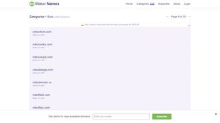 
                            12. Maker Names – Domain Categories