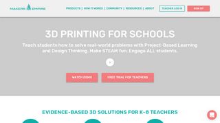 
                            2. Makers Empire | Design Thinking | 3D Printing for Schools