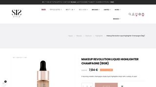 
                            12. Makeup Revolution Liquid Highlighter Champagne - Sis Style