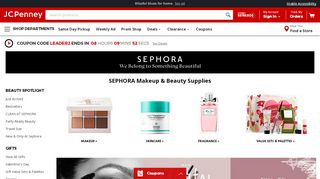 
                            13. Makeup, Skin Care & Fragrances - Sephora Inside JCPenney