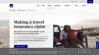 
                            12. Making a claim | Travel Insurance | AXA UK