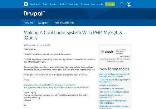 
                            10. Making A Cool Login System With PHP, MySQL & jQuery | ...
