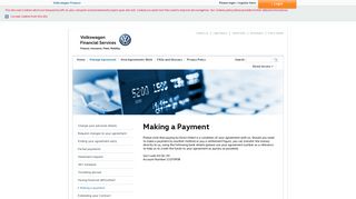 
                            5. Making a payment - Volkswagen Finance