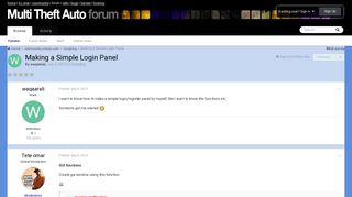 
                            3. Making a Simple Login Panel - Scripting - Multi Theft Auto: Forums