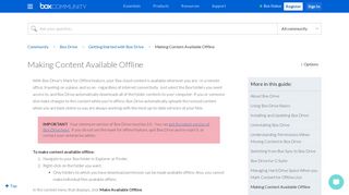 
                            3. Making Content Available Offline - Box