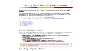 
                            13. Making digital signatures with a browser