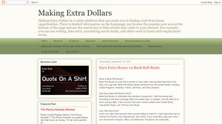 
                            7. Making Extra Dollars : Earn Extra Money on Bank Roll Bucks