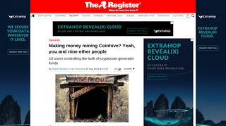 
                            5. Making money mining Coinhive? Yeah, you and nine other people ...