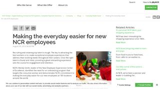 
                            5. Making the everyday easier for new NCR employees | NCR