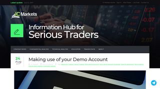 
                            4. Making use of your Forex Demo Account - IC Markets