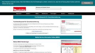 
                            1. Makita Fachhändlerportal -