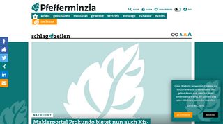 
                            2. Maklerportal Prokundo bietet nun auch Kfz-Policen an | Pfefferminzia ...